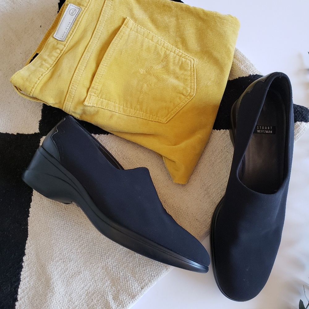 STUART WEITZMAN | Textile upper platform Loafer